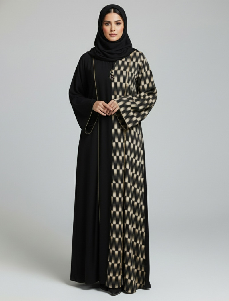 BRK06 White With Hijab Borkha