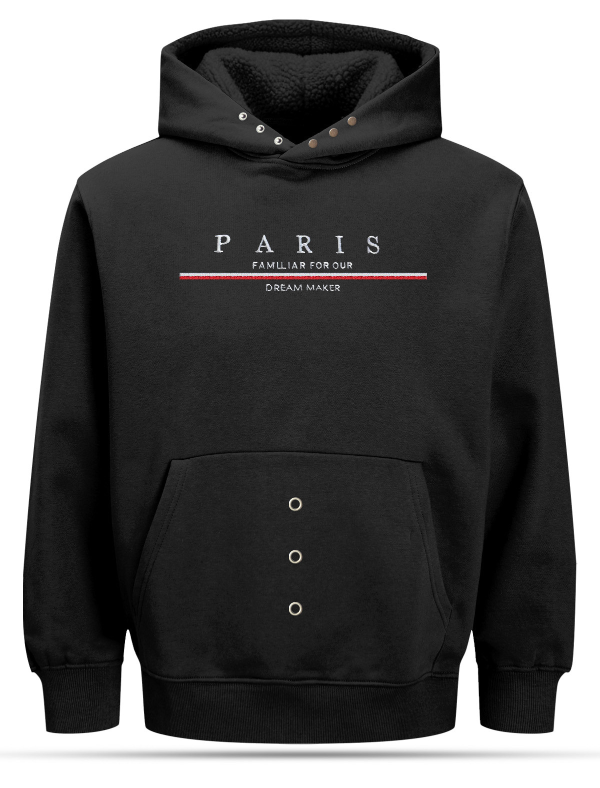 Hudi28 Black Hoodie Alzeena