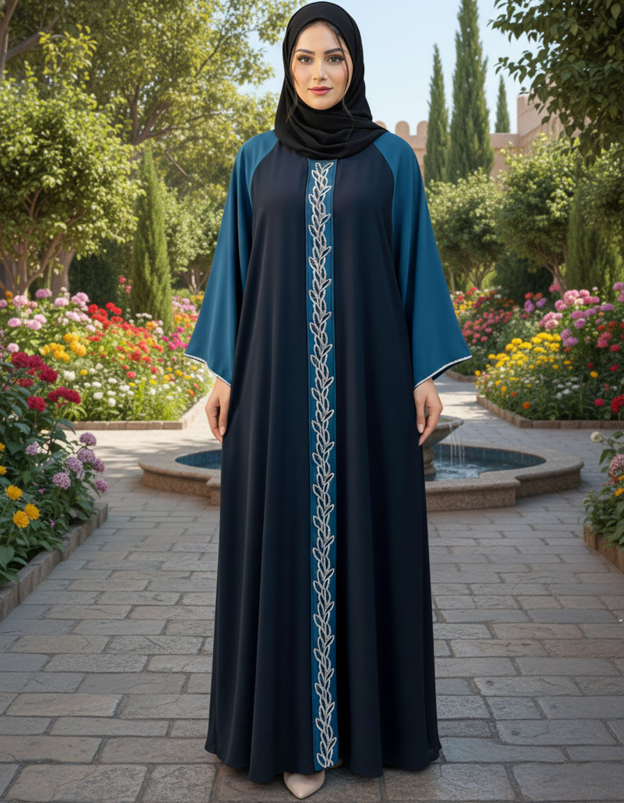 BRK12 Black Gown Borka